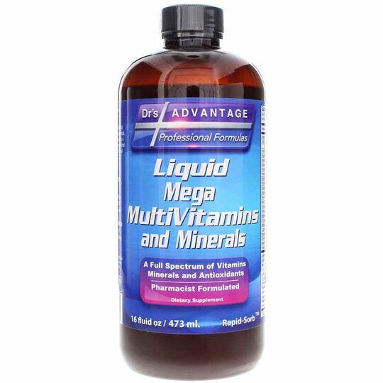 Mega MultiVitamins and Minerals Liquid, DRA